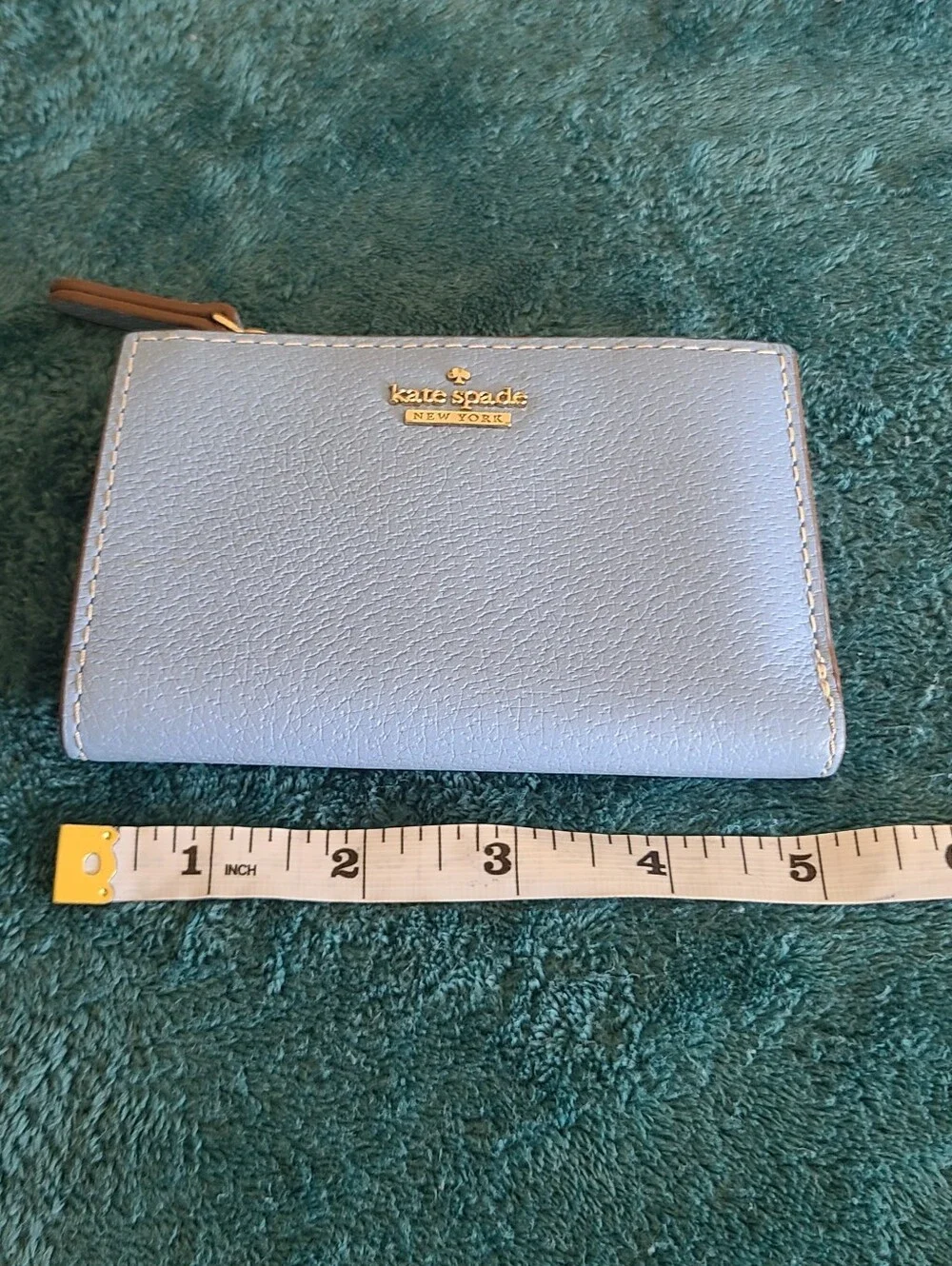 kate spade Small Leather Wallet - Light Blue